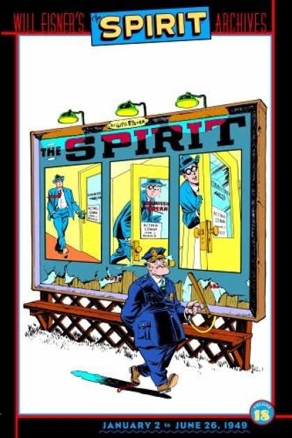 Bestselling Comics (2006) - The Spirit Archives, Volume 18 by Will Eisner - Will Eisner - Cop - Yellow Door - Blue Suit - Round Glasses