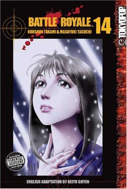 Bestselling Comics (2006) - Battle Royale, Vol. 14 by Koushun Takami - Takami - Taguchi - Tokyopop - Keith Giffen - Parental Advisory
