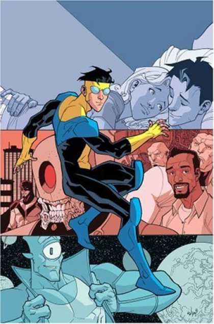 Bestselling Comics (2006) - Invincible Volume 5: The Facts Of Life (Invincible) by Robert Kirkman - Lovers - Superhero - Cyclops - Crowd - Alien