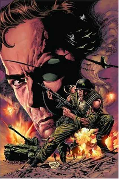 Bestselling Comics (2006) - Fury: Peacemaker TPB (Fury) by Garth Ennis - Combat - Eye Patch - Airplanes - Gun - Tank