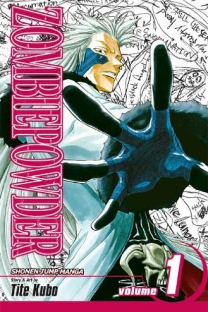 Bestselling Comics (2006) - Zombie Powder, Vol. 1 (Zombie Powder) by Tite Kubo - Zombiep Owder - Tite Kubo - Shonen Jump Manga - Black Hands - Some Text
