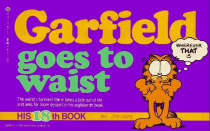 Bestselling Comics (2006) - Garfield Goes to Waist (Garfield (Numbered Paperback)) by Jim Davis - Garfield - Orange Cat - Blue - Jim Davis - 18th Book