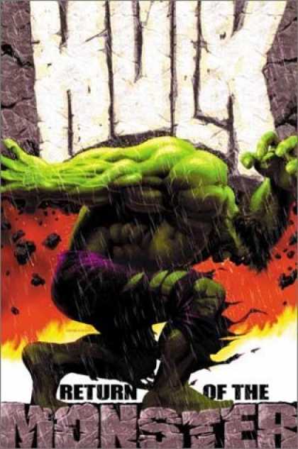Bestselling Comics (2006) - Incredible Hulk Vol. 1: Return of the Monster by Bruce Jones - Return Of The Monsters - Green - Purple - Red - Fire