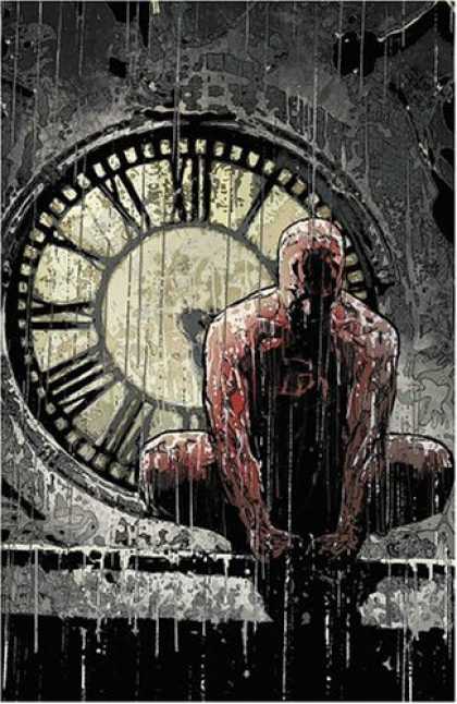 Bestselling Comics (2006) - Daredevil Vol. 10: The Widow by Brian Michael Bendis - Clock - Rain - Roman Numerals - Time - Superhero