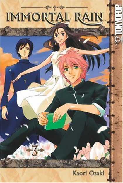 Bestselling Comics (2006) - Immortal Rain, Vol. 3 by Kaori Ozaki - Kaori Ozaki - Smiles - Cross - Book - Clouds