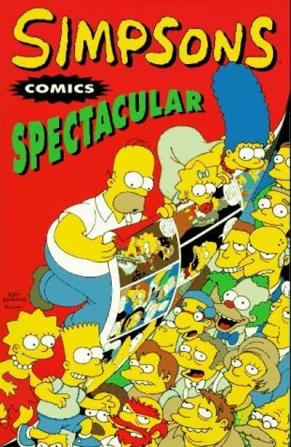Bestselling Comics (2006) 3293 - Simpsons Comics Spectacular - Opening Page - Comic Book - Bart - Homer