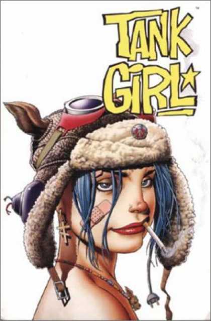 Bestselling Comics (2006) - Tank Girl: Apocalypse (Tank Girl (Graphic Novels)) by Alan Grant - Goggles - Kangaroo Ears - Cigarette - Band Aid - Blue Hair