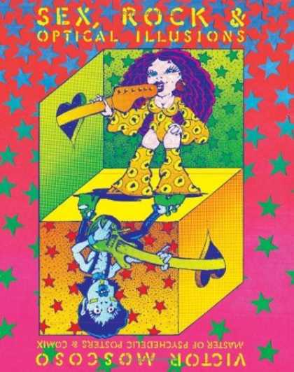Bestselling Comics (2006) - Sex, Rock & Optical Illusions by Victor Moscoso - Singer - Guitar - Optical Illusion - Moscoso