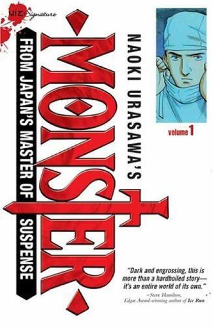 Bestselling Comics (2006) - Naoki Urasawa's Monster, Vol. 1 by Naoki Urasawa - Man - Mask - Blue - Face - Doctor