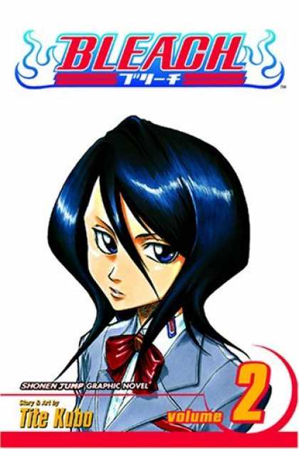 Bestselling Comics (2006) - Bleach, Vol. 2: Goodbye Parakeet, Goodnite My Sista by - Volume 2 - Girl - Red Bow Tie - Blue Black Hair - Blue Eyes
