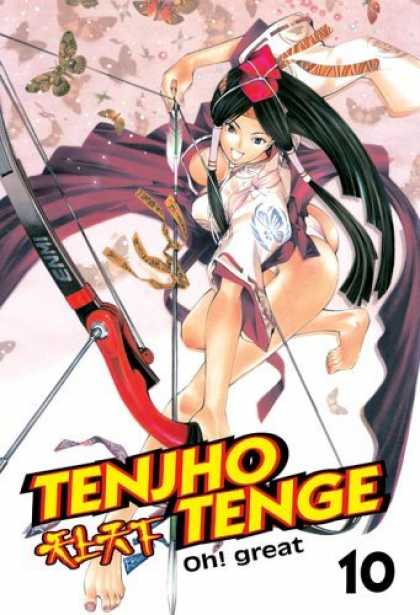 Bestselling Comics (2006) - Tenjho Tenge: Volume 10 (Tenjho Tenge) by Oh! Great - Enmi - Arrow - Bow - Woman - Hair