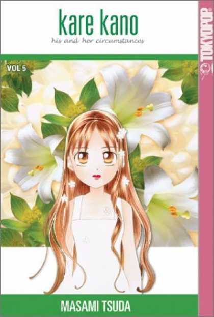 Bestselling Comics (2006) - Kare Kano: His and Her Circumstances, Vol. 5 by Masami Tsuda - Tokyopop - His And Her Circumstances - White Lilies - Masami Tsuda - Long Brown Hair