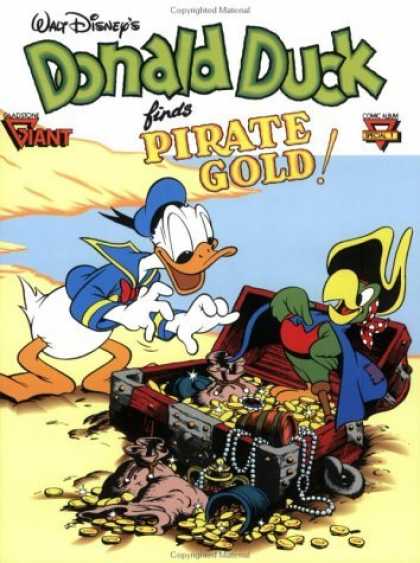 Bestselling Comics (2006) 3552 - Donald - Treasure Chest - Finds Pirate Gold - Parrot - Disney