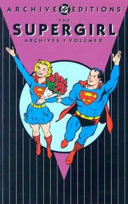 Bestselling Comics (2006) - The Supergirl Archives, Vol. 2 (DC Archive Editions) by Jerry Siegel - Red Roses - Red Capes - Yellow Belts - Blue Uniforms - Red Boots
