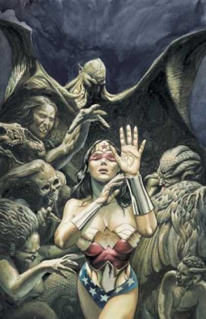 Bestselling Comics (2006) - Wonder Woman: Land of the Dead by Geoff Johns - Wonder-woman - Skull - Skellaton - Claws - Horns