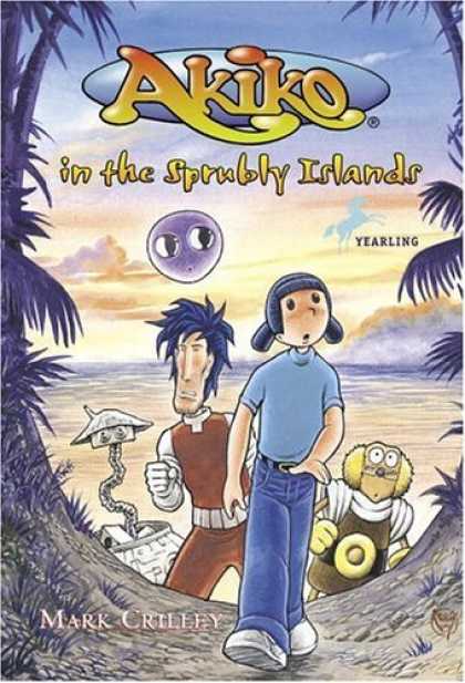 Bestselling Comics (2006) - Akiko in the Sprubly Islands (Akiko) - In The Sprubly Islands - Palm Trees - Sunset - Mark Crilley - Strange Expressions