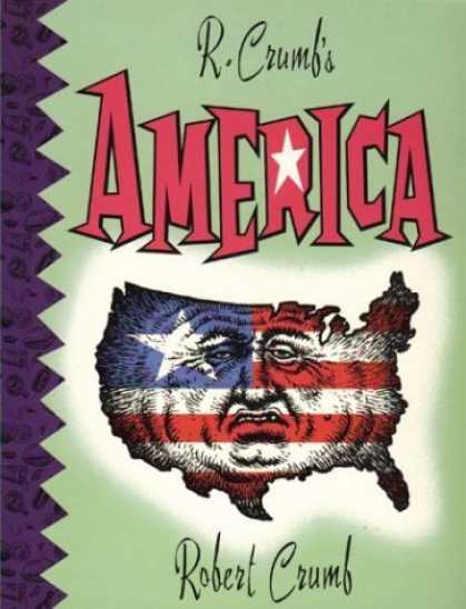Bestselling Comics (2006) - R. Crumb's America by Crumb - R Crumb - America - Face - Flag - Green