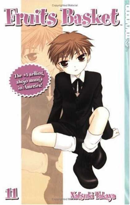 Bestselling Comics (2006) - Fruits Basket, Vol. 11 by Natsuki Takaya - Anime - Japanese - Short Brown Hair - Black Suit - Shojo Manga