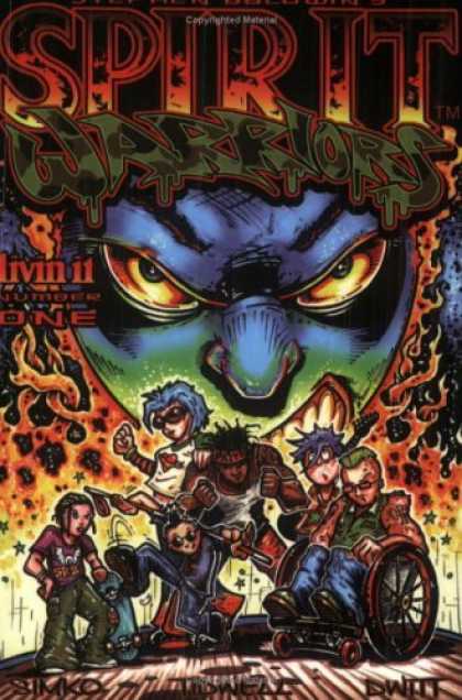 Bestselling Comics (2006) - Spirit Warriors 1 (Spirit Warriors) by Stephen Baldwin - Punk - Weapon - Gang - Hair - Wheelchair