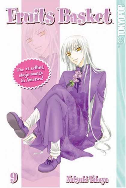 Bestselling Comics (2006) - Fruits Basket, Vol. 9 by Natsuki Takaya - White Hair - Tokyopop - Fruits Basket - Shojo Manga - Flowers
