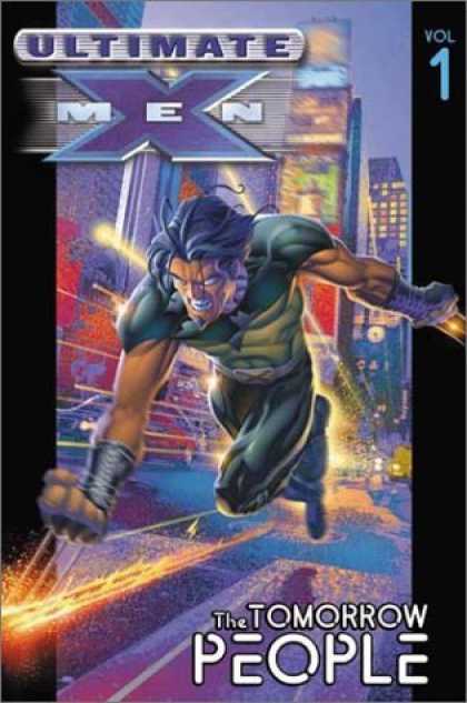 Bestselling Comics (2006) - Ultimate X-Men Vol. 1: The Tomorrow People by Mark Millar - X Men - Future - Skyline - Buildings - Flying