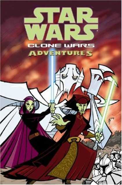 Bestselling Comics (2006) - Clone Wars Adventures, Vol. 2 (Star Wars) by Haden Blackman - Star Wars - Clone Wars - Adventures - Swords - Monster
