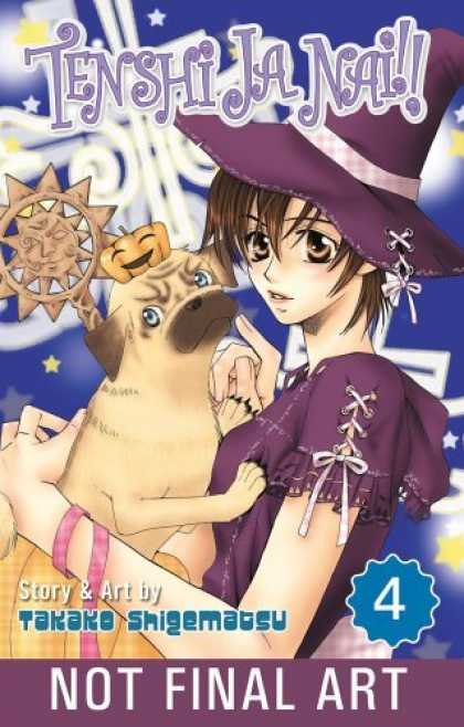 Bestselling Comics (2006) - Tenshi Ja Nai!! (I'm No Angel) Volume 4 (Tenshi Ja Nai (I'm No Angel) (Graphic N - Purple Hat - Dog - Symbols - Ribbon - Pumkin