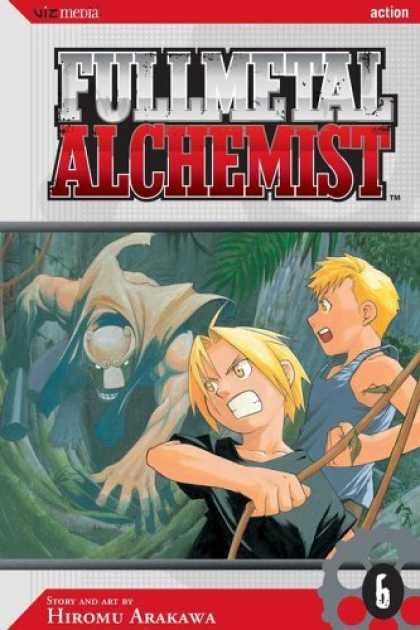 Bestselling Comics (2006) - Fullmetal Alchemist, Volume 6 by Hiromu Arakawa - Gun - Vines - Blond Boys - Black Shirt - Hiromu Arakawa