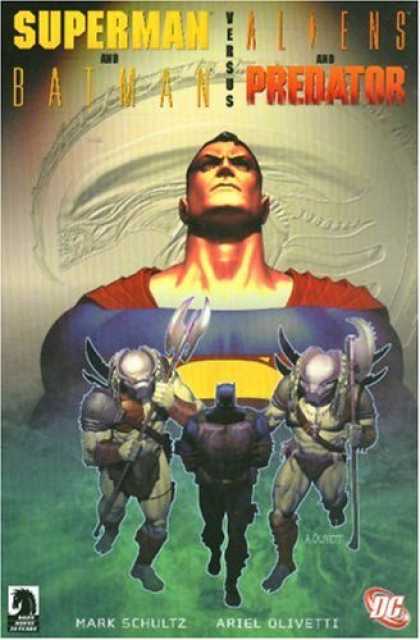 Bestselling Comics (2007) - Superman/Batman Vs. Alien & Predator (Superman (Graphic Novels)) by Mark Schultz - Superman - Batman - Aliens - Predator - Mark Schultz