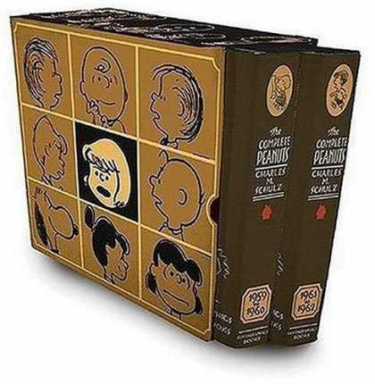 Bestselling Comics (2007) - The Complete Peanuts 1959-1962 Box Set by Charles M. Schulz - Charlie Brown - Peaunts - Snoopie - Squares - Charles M Schulz