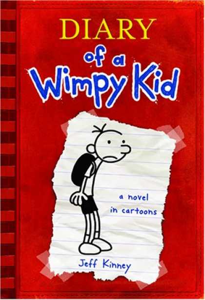 Bestselling Comics (2007) - Diary of a Wimpy Kid by Jeff Kinney - Cartoon - Novel - Red Cover - Diary - Jeff Kinney