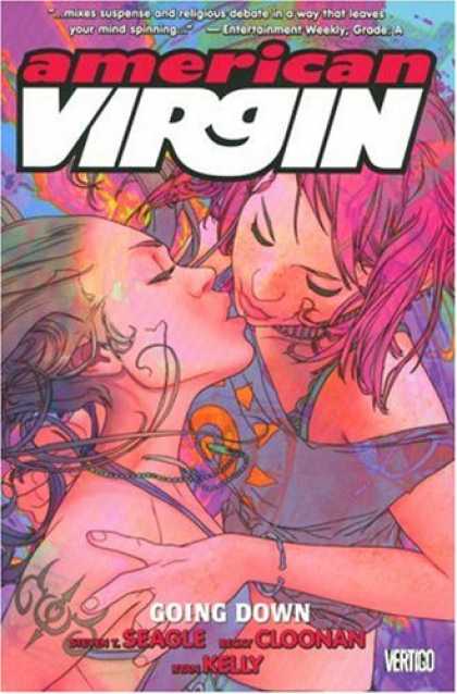 Bestselling Comics (2007) - American Virgin: Going Down - Volume 2 (American Virgin) by Steven T. Seagle - American - Virgin - Kissing - Seagle