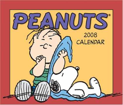 Bestselling Comics (2007) - Peanuts: 2008 Day-to-Day Calendar by Charles Schulz - Linus - Snoopy - Sleeping Dog - Blanket - Sucking Thumb