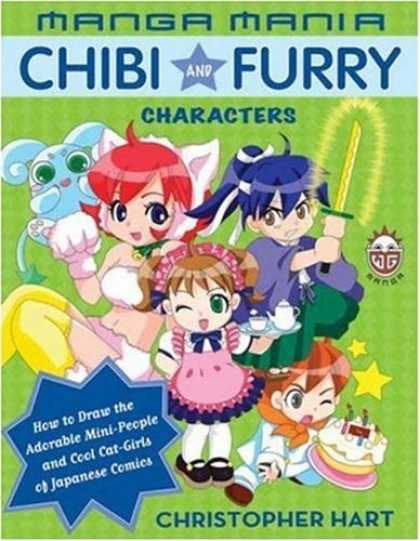 Bestselling Comics (2007) - Manga Mania: Chibi and Furry Characters: How to Draw the Adorable Mini-character - Manga - Anime - Mini-people - Christopher Hart - Cool Cat-girls