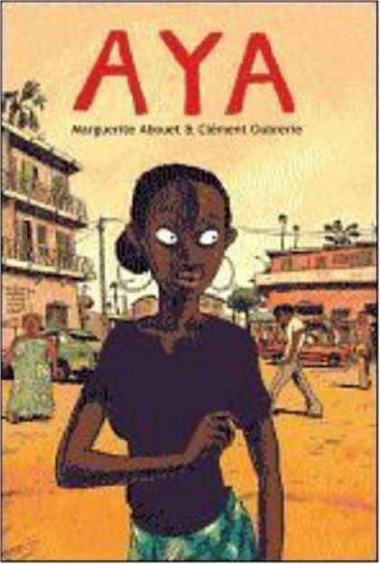 Bestselling Comics (2007) - AYA by Marguerite Abouet - Aya - Girl - African American - Street - Hoop Earrings