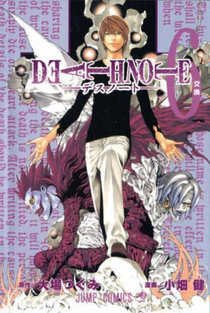 Bestselling Comics (2007) - Death Note, Volume 6 by Tsugumi Ohba - Anime - Death Note 6 - Power - Demons - Skull