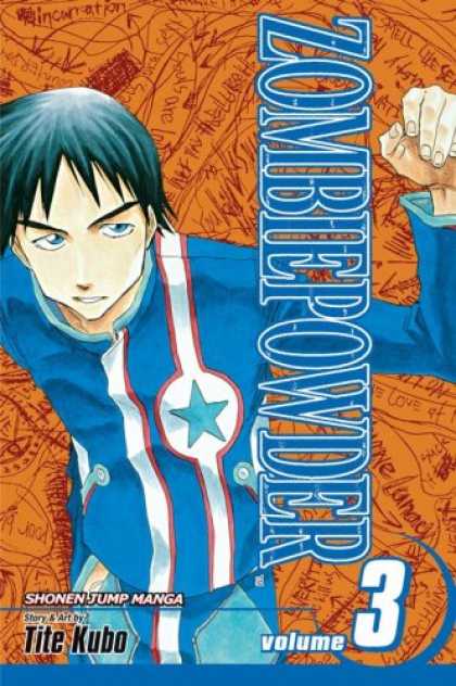 Bestselling Comics (2007) - Zombie Powder, Volume 3 (Zombie Powder) by Tite Kubo - Shonen Jump - Zombiepower - Star - Boy - Blue Eyes