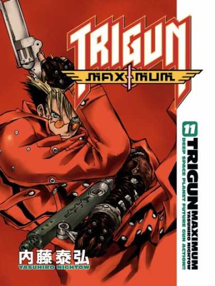 Bestselling Comics (2007) - Trigun Maximum, Volume 11 by Yasuhiro Nightow - Trigun - Manga Boy - Gun - Glasses - Red Clothes