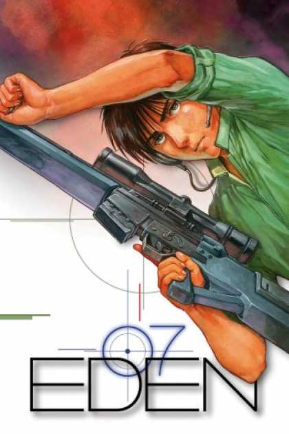 Bestselling Comics (2007) - Eden Volume 7: It's An Endless World by Hiroki Endo - 7 - Eden - Gun - Green Shirt - Headset