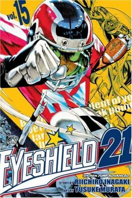 Bestselling Comics (2007) - Eyeshield 21, Volume 15 by Riichiro Inagaki - Vol 15 - Football - Football Player - Eyeshield 21 - Stars