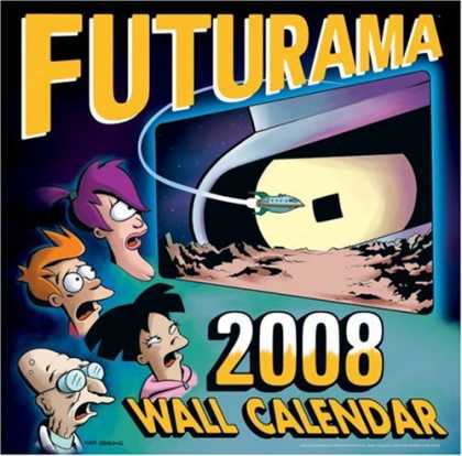 Bestselling Comics (2007) - Futurama 2008 Wall Calendar by Matt Groening