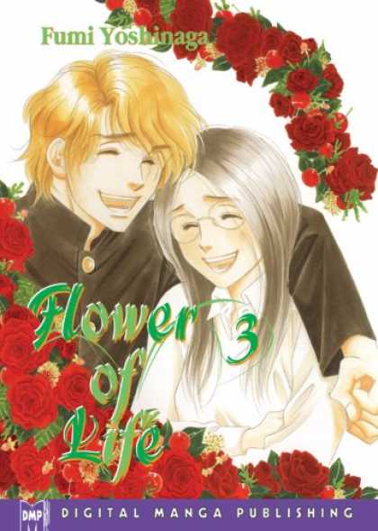 Bestselling Comics (2007) - Flower Of Life Volume 3 (Flower of Life) by Fumi Yoshinaga - Fumi Yoshinaga - Flower Of Life - Roses - Digital Manga Publishing - Glasses