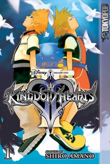 Bestselling Comics (2007) - Kingdom Hearts II Volume 1 (Kingdom Hearts (Graphic Novels)) by Shiro Amano - Disney - Kingdom Hearts - Shiro Amano - Doves - Palm Trees