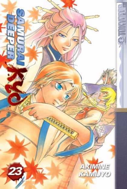 Bestselling Comics (2007) - Samurai Deeper Kyo Volume 23 (Samurai Deeper Kyo) by Akimine Kamijyo - Sword - Pink Hair - Hair Sticks - Samurai Deeper - Blue Eyes