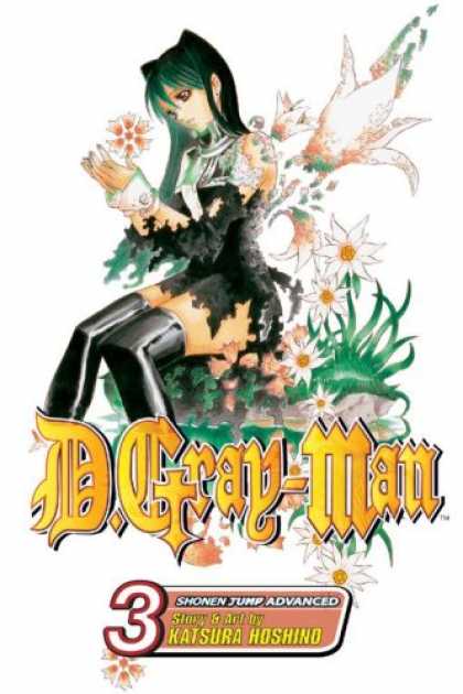 Bestselling Comics (2007) - D.Gray-man, Volume 3 by Hoshino Katsura - Katsura Hoshino - Girl - Green Hair - Thigh High Boots - Shonen Jump Advanced