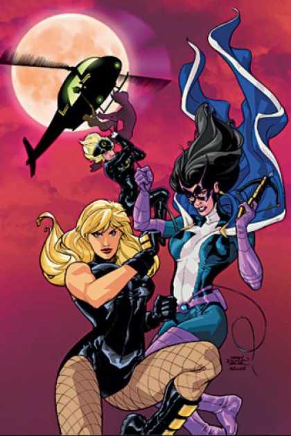 Bestselling Comics (2007) - Birds of Prey Vol. 5: Perfect Pitch by Gail Simone - Helicopter - Blonde - Full Moon - Weapon - Women