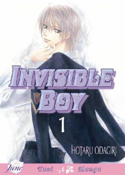 Bestselling Comics (2007) - Invisible Boy Volume 1 (Yaoi) by Hotaru Odagiri - Ghost Boy - Brown Haired Ghost - Black Jacket - Long Haired Boy - Find Him Boy