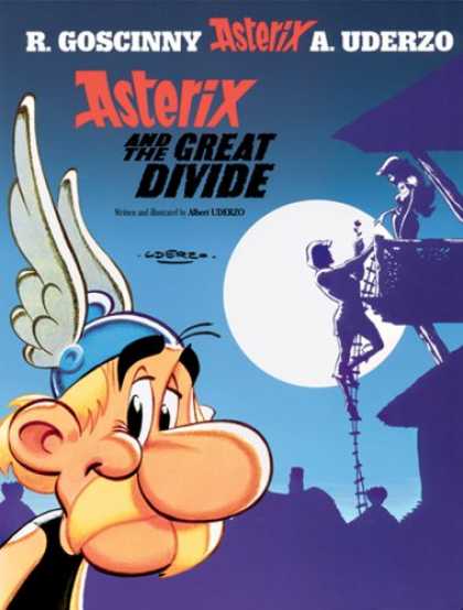 Bestselling Comics (2007) - Asterix and the Great Divide (Asterix) by Albert Uderzo - Wing Hat - Balcony - Moonlit Night - Pirate - Viking