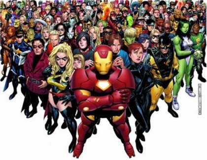 Bestselling Comics (2007) - Avengers: The Initiative, Vol. 1: Basic Training by Dan Slott - Men - Women - Long Hair - Spectacle - Cap
