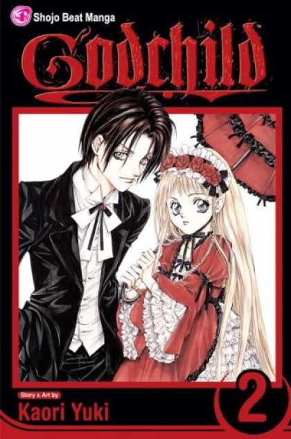 Bestselling Comics (2007) - Godchild, Volume 2 by Kaori Yuki - Shojo Beat Manga - Man - Woman - Umbrella - Kaori Yuki